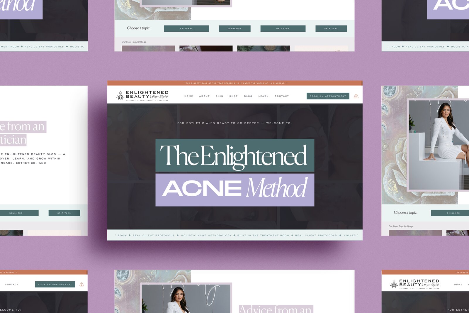 Enlightened Beauty website
