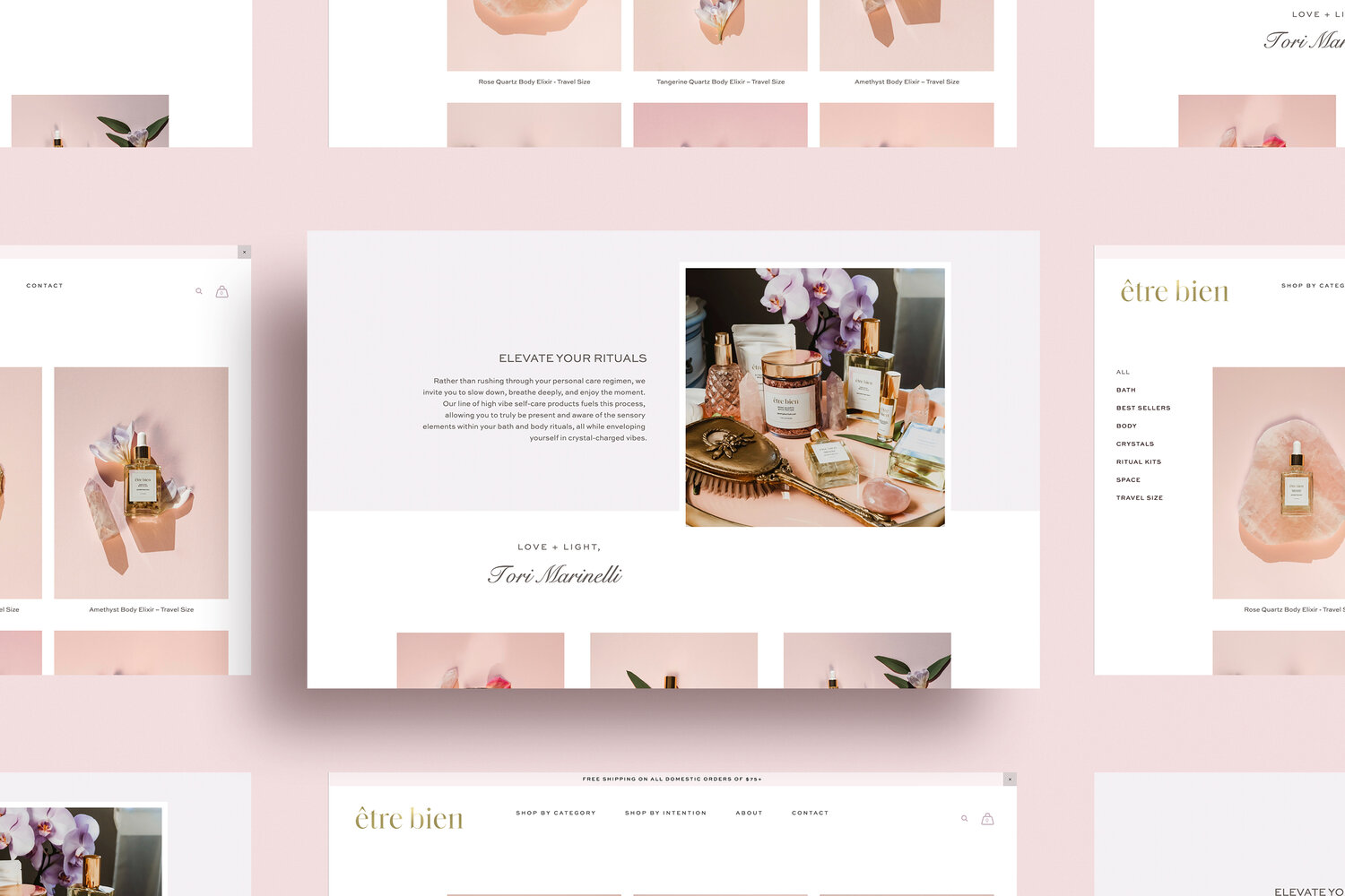 &Ecirc;tre Bien website design